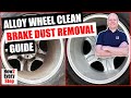 Extreme alloy wheel clean brake dust removal guide using vinegar, caustic soda and WD-40. How to