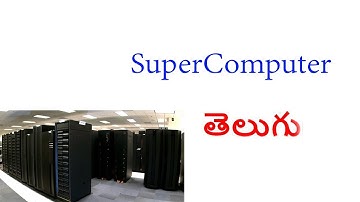what is supercomputers  in telugu