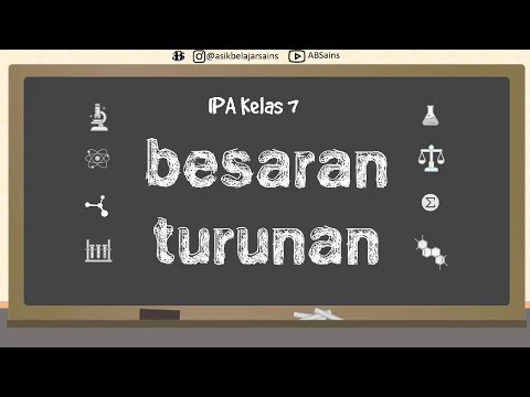 Video: Apa itu besaran turunan?