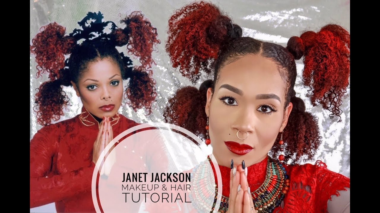 Janet Jackson, Makeup & Hair Tutorial, Together Again, 90's...