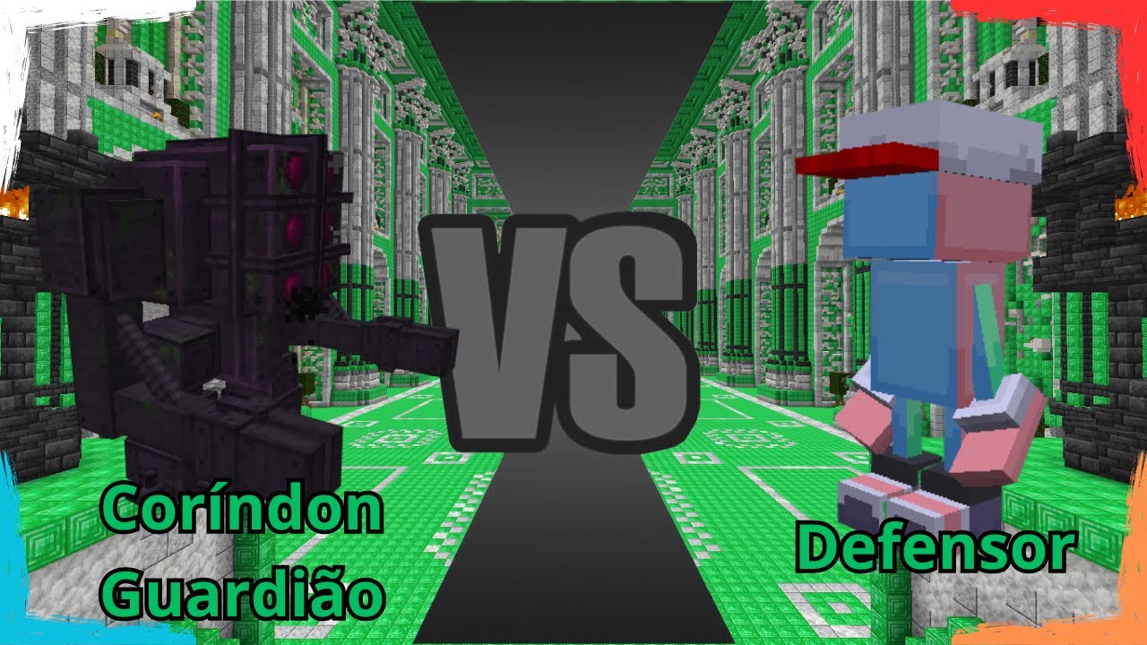 Coríndon Guardião VS Defensor - MINECRAFT - Luta de Mobs ep. 120 - YouTube
