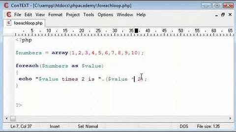 15  Loops Foreach Statement Hindi
