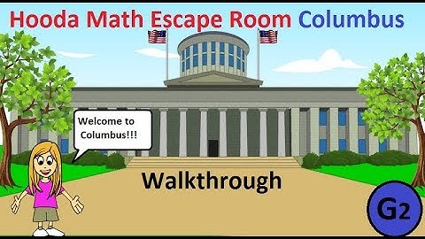 Gameplay Hooda Math Escape Room Columbus Walkthrough
