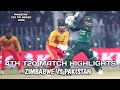 Zimbabwe vs Pakistan 4th T20 Highlights | ZIM vs PAK T20 Highlights | Pakistan Tri series 2025