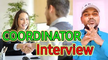 Coordinator job interview kaise hota hai|coordinator interview @mantumartin