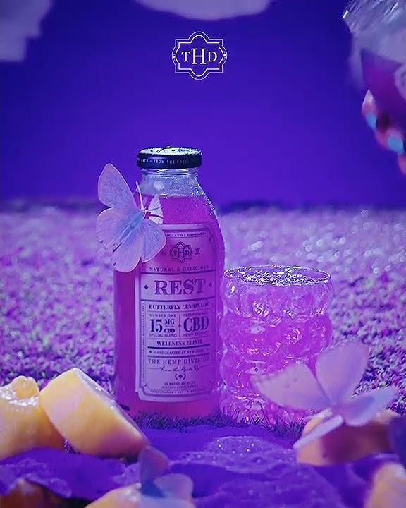 Butterfly Pea Flower CBD Lemonade
