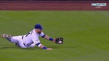 WS2014 Gm1: Gordon keeps Crawford at first base