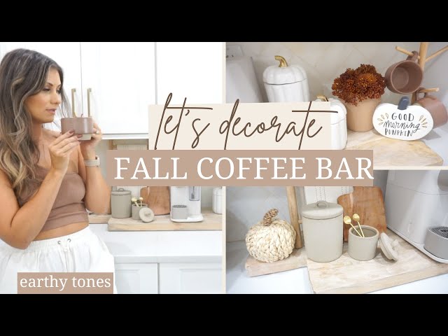 Fall Coffee Station Home Decor - with love caila