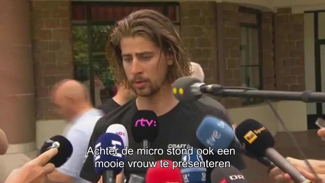 Interview: Peter Sagan overdonderd door geweldig Q-Beach House - YouTube