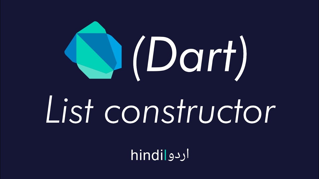 List named constructor in dart flutter hindi urdu YouTube