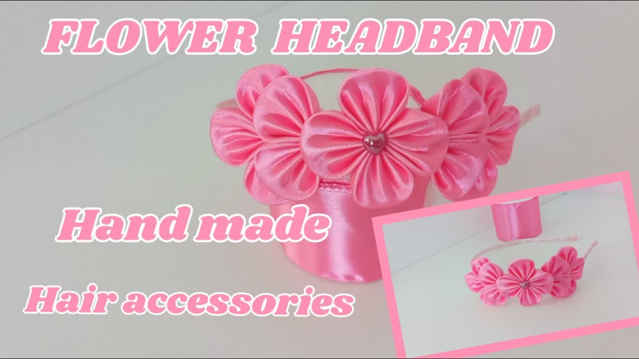 SIMPLE FLOWER HEAD BAND A HEAD BAND TRANSFORMATION HAND MADE