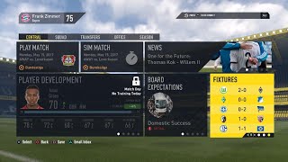 FIFA 17 Manager Career Mode Bayern vs Roma Euro League