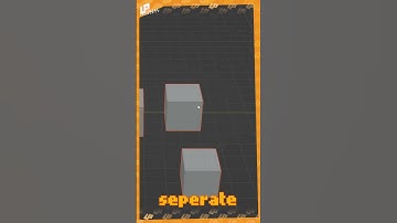 Separate objects much faster! - Blender Tips #3d #3dblender #blender3d #3dartist