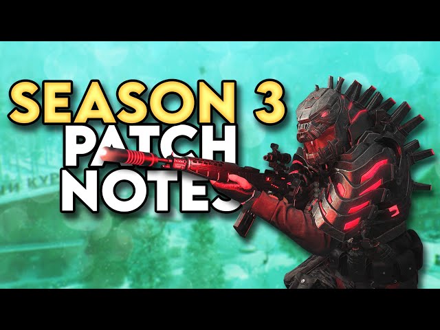 Warzone Season 3 patch notes reveal big sniper nerf