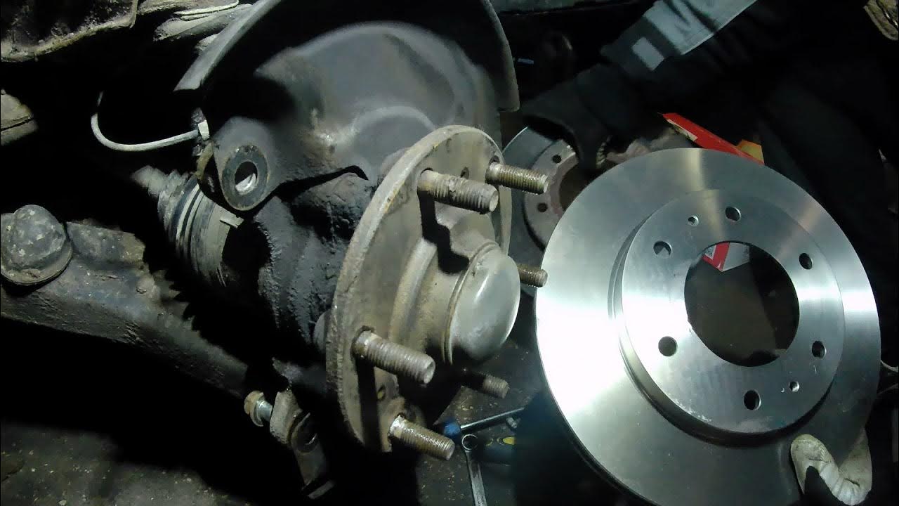 Mitsubishi l200 triton bremsscheiben wechseln. Brake Disc. Brake Pad