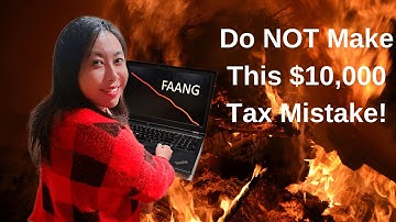 Do NOT Make this $10,000 TAX Mistake on Your RSUs (Tech Companies)