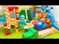 Satisfying Building Block Coaster Marbles Run Race ASMR | Relax With Rolling Marble Sounds