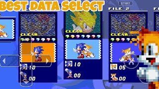 Best Data Select In Sonic 3 Air Mods