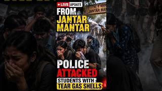 Live Update From Jantar Montar Police attacked students with tear gas shells #shorts