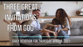 Daily Devotion for Thursday, April 8, 2021