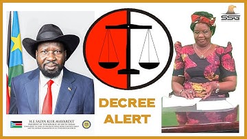 President Kiir’s Decrees Appointing Undersecretary Ministry of Justice and Promoting Senior Counsels