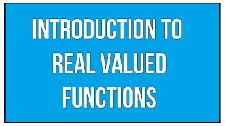 Famous Introduction To Real Valued Functions / Maths Algebra Profile