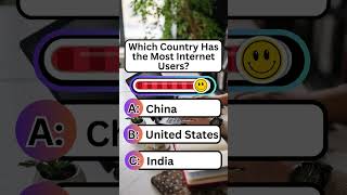 Which Country Has the Most Internet Users? #shorts #facts #quiz