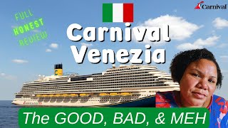 Carnival Venezia: My HONEST FULL Review This ship is VERY different!