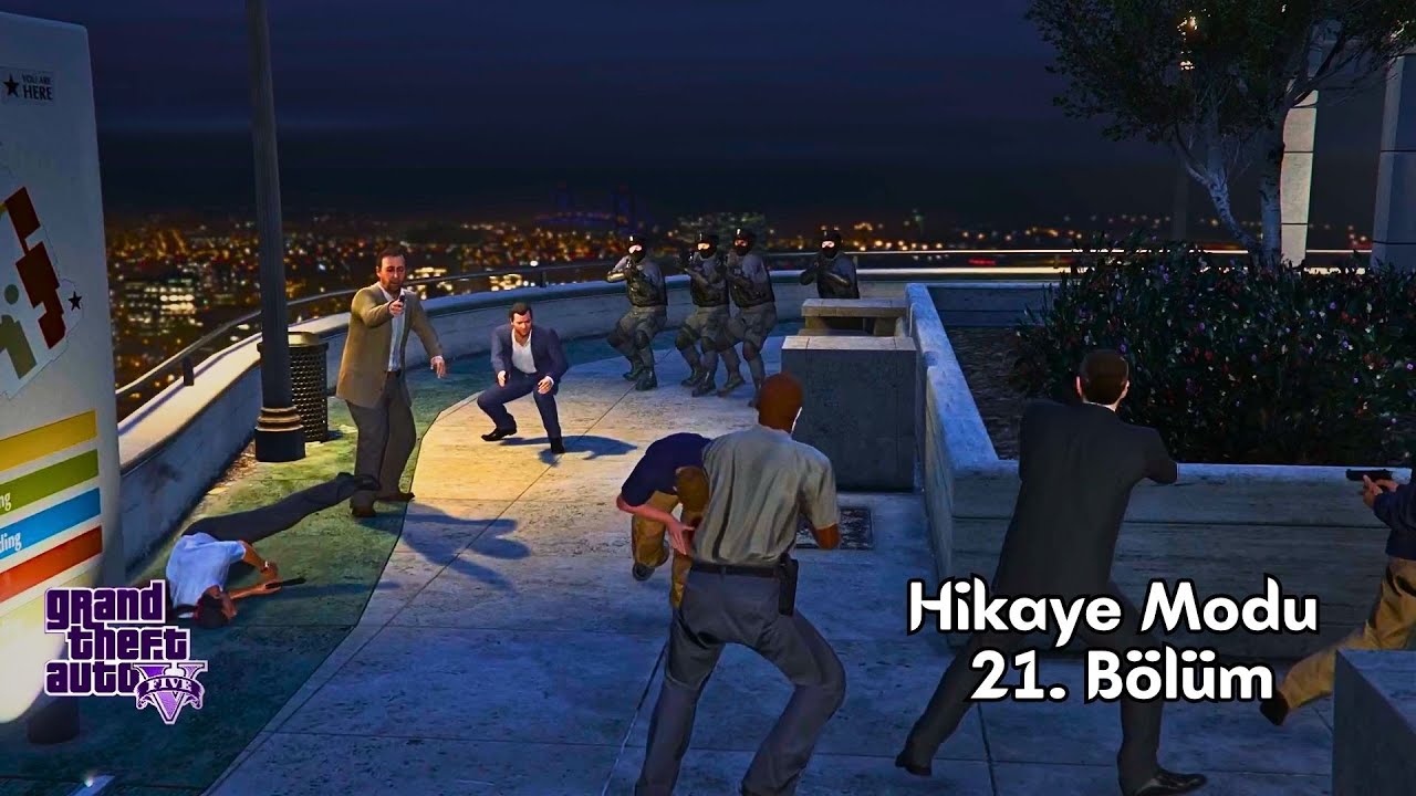 GTA V  | HİKAYE MODU | Bölüm  21 / Ortalık 56