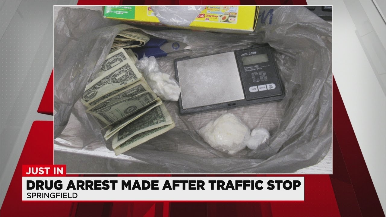 Springfield traffic stop leads to drug arrest - YouTube