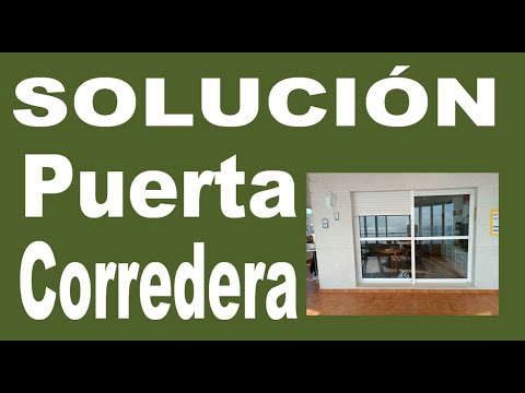 Como poner una puerta corredera