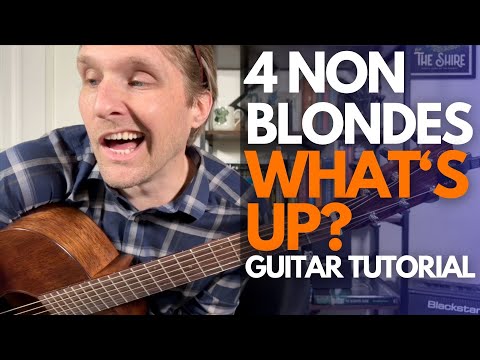 What's Up? (Beez in the Trap) by 4 Non Blondes Guitar Tutorial - Guitar Lessons with Stuart!