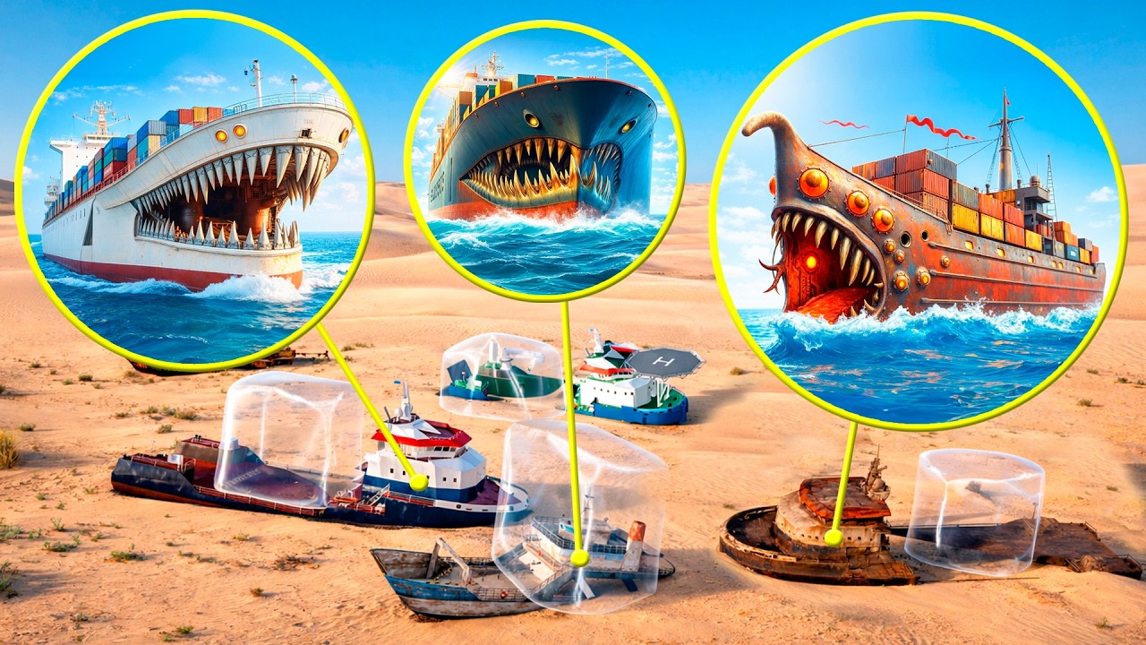 НАШ ДРОН НАШЁЛ В ПУСТЫНЕ КОРАБЛИ ПОЖИРАТЕЛИ! Для чего им нужны ледяные кубы? Гоша и Чич.