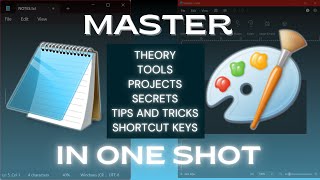 Complete Notepad & MS Paint course for Beginners in Hindi/Urdu