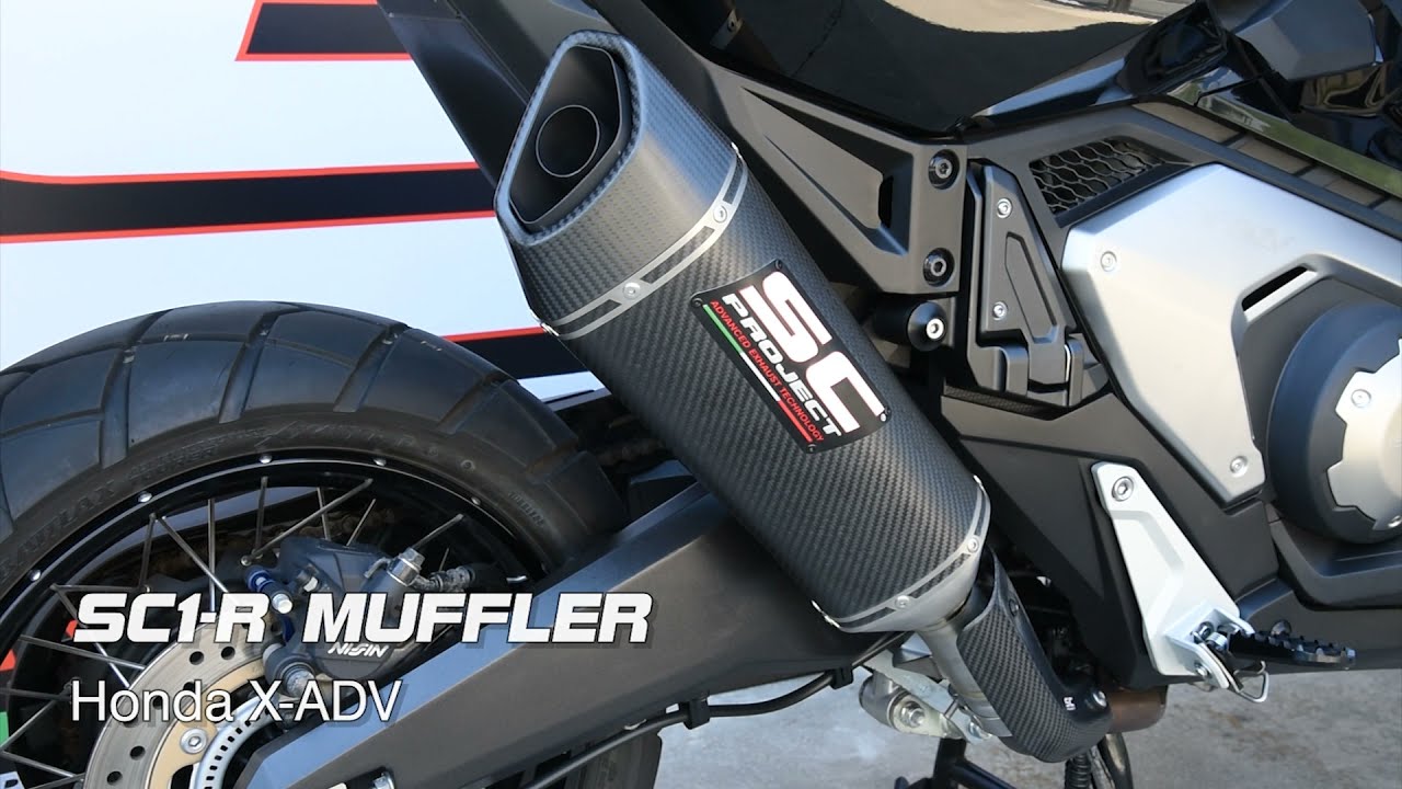 Sc Project Sc1 R Muffler For Honda X Adv Youtube