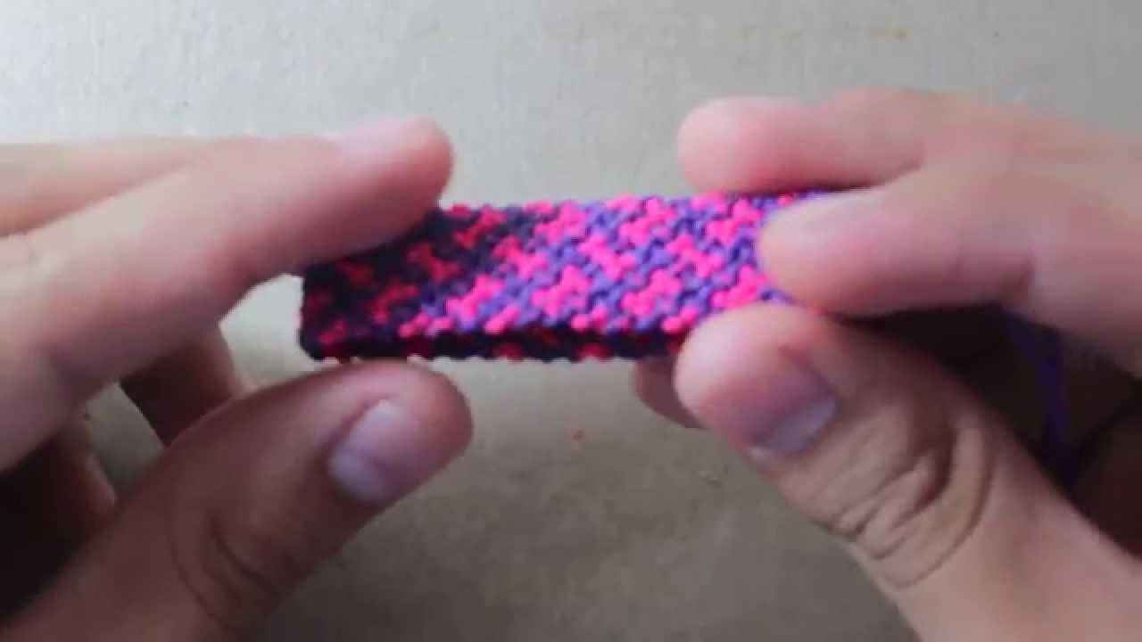 como hacer una pulsera macrame de huesito