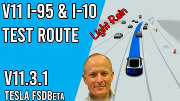 FSDBeta v11.3.1 - New v11 Test Route on I-95 & I-10 with Light Rain