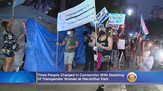 Three People Charged In Connection With Stabbing Of Transgender Woman at MacArthur Park