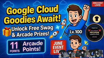 Google Cloud Goodies Await! Follow These Simple Steps to Unlock Them Al | #qwiklabs #arcade
