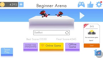 Playing Arrow.io with friends