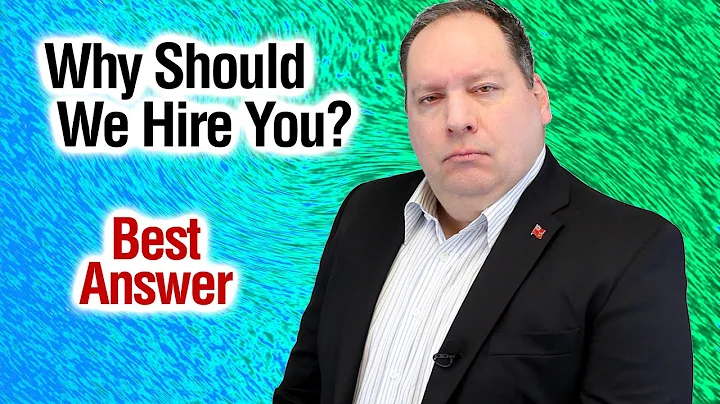 Why Should We Hire You | Best Answer (from former CEO)