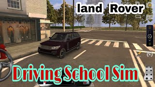Land Rover New Car in Driving School Sim New latest Android game || Best Android Gameplay || screenshot 5