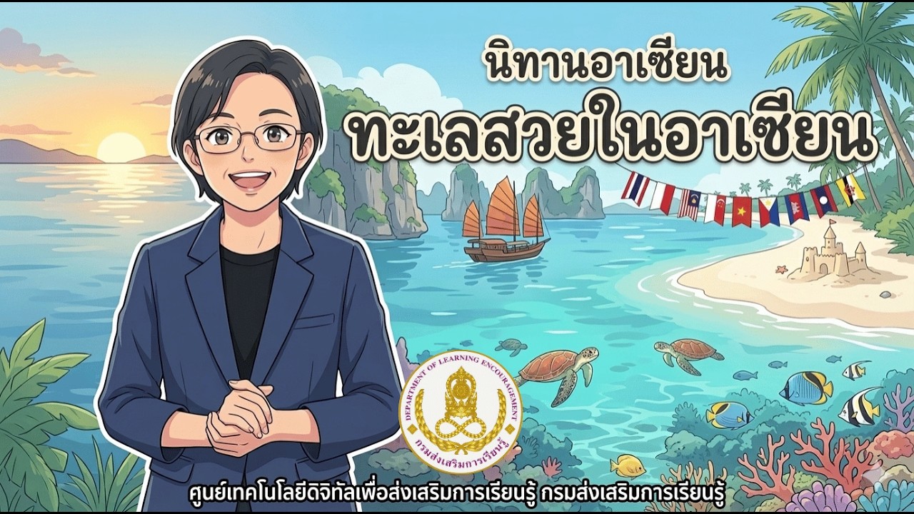 รายการนิทานอาเซียน ทะเลสวยในอาเซียน มีภาษามือขนาดใหญ่ (Big sign)