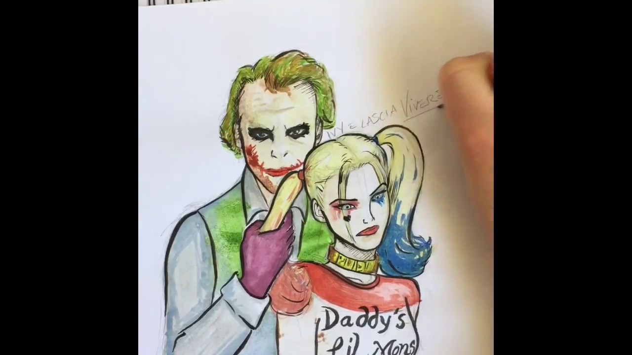Disegno Di Joker E Harley Quinn