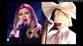 Sia vocals in Invincible by Kelly Clarkson