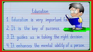 10 lines on Education/Essay on Education/10 lines on Importance of Education/Importance of Education