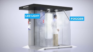 Disinfection Tunnel | Disinfection Chamber | 3D Animation