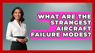 What Are The Strangest Aircraft Failure Modes? - How Things Break