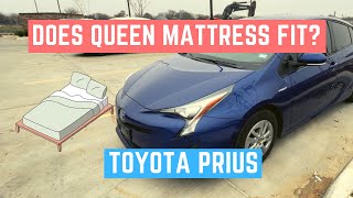 Does a Queen Mattress / Bed Fit in Toyota Prius?