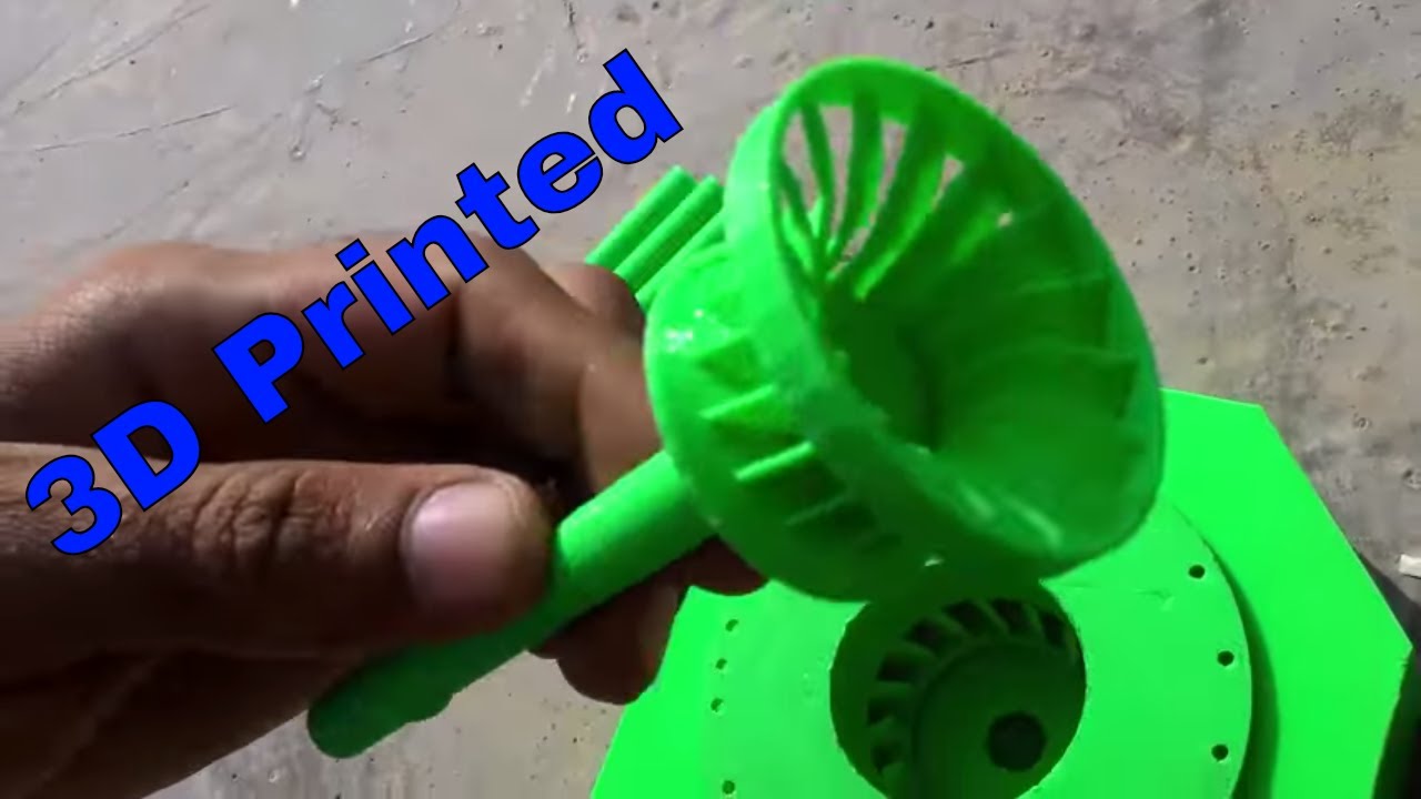 Micro Turbine 34 Smallest Printed - YouTube